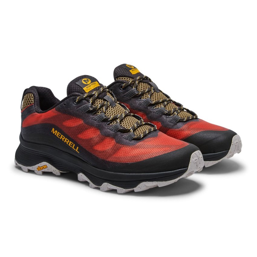 Chaussures Randonnée Merrell Moab Speed Rouge/Noir Homme | G.N.NLEB